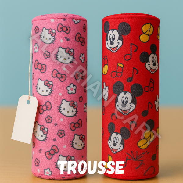 Pack 3 x 1 Panda Scolaire™ – Kit Complet Enfant : Cartable + Trousse + Lunch Box